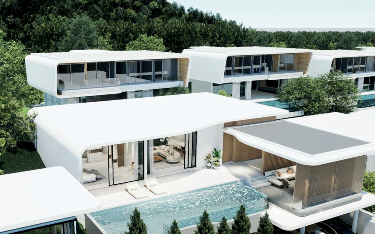 Clover III Luxe zone — villas with private pools among the greenery